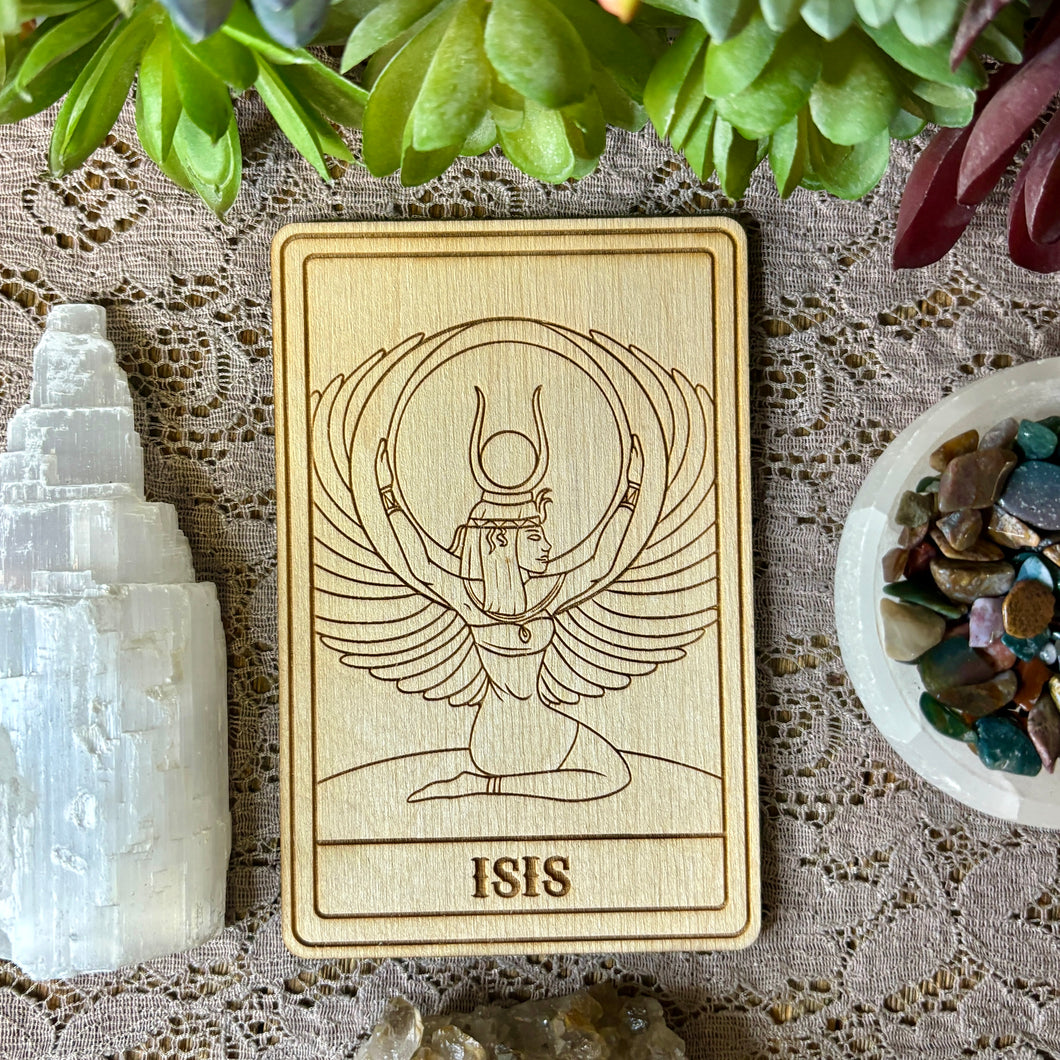 Isis Deity Card