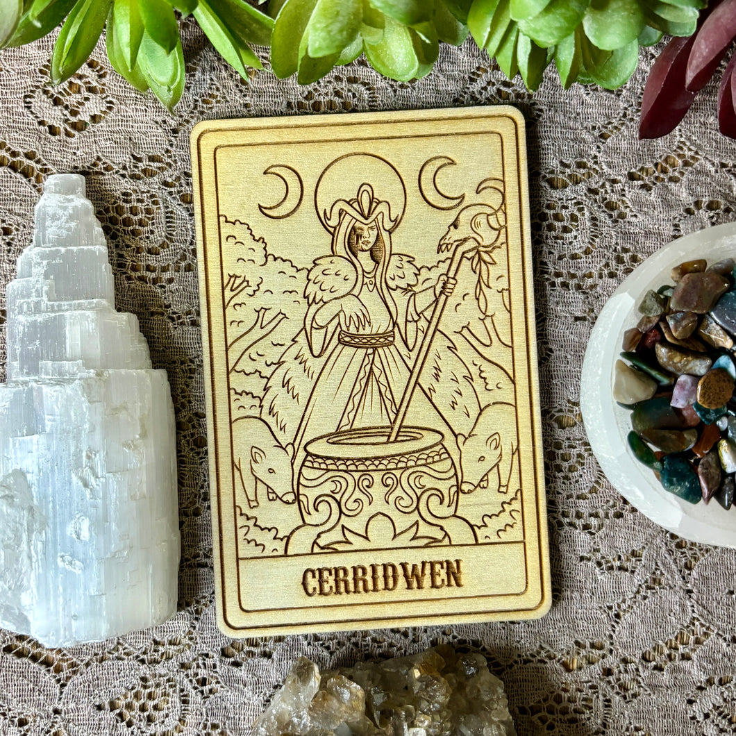 Cerridwen Deity Card