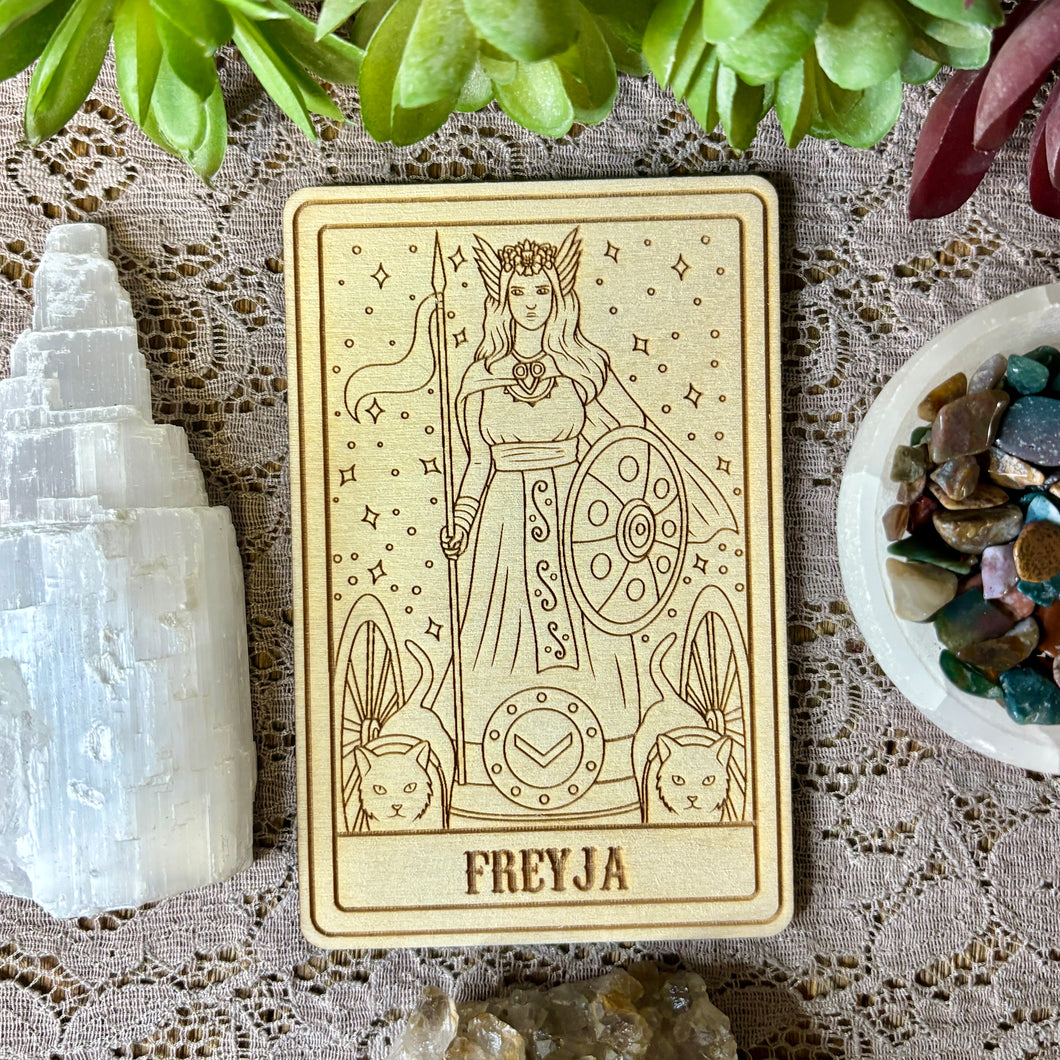 Freyja Deity Card