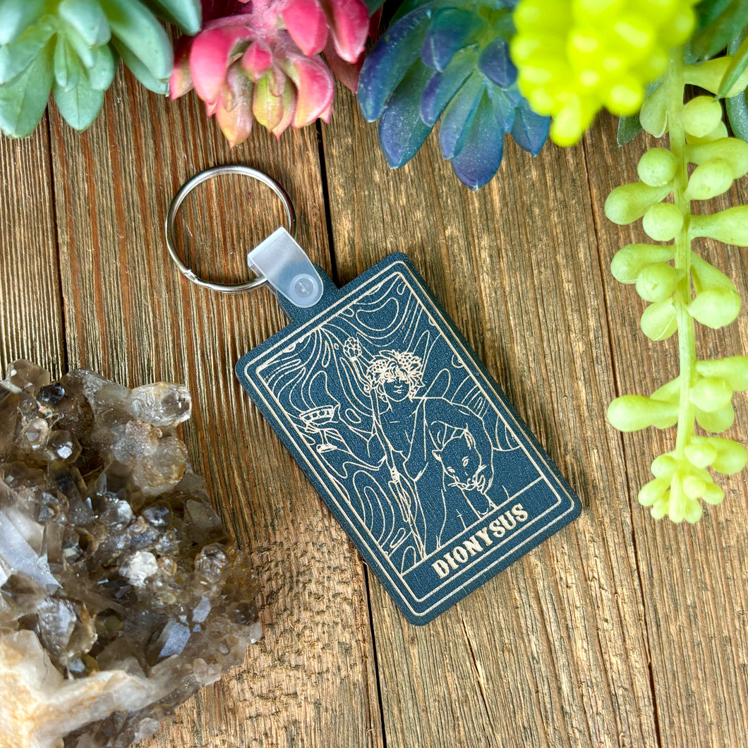 Dionysus Deity Keychain