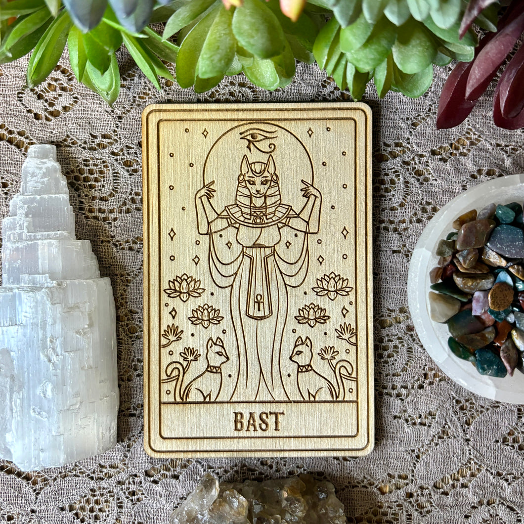 Bast Deity Card