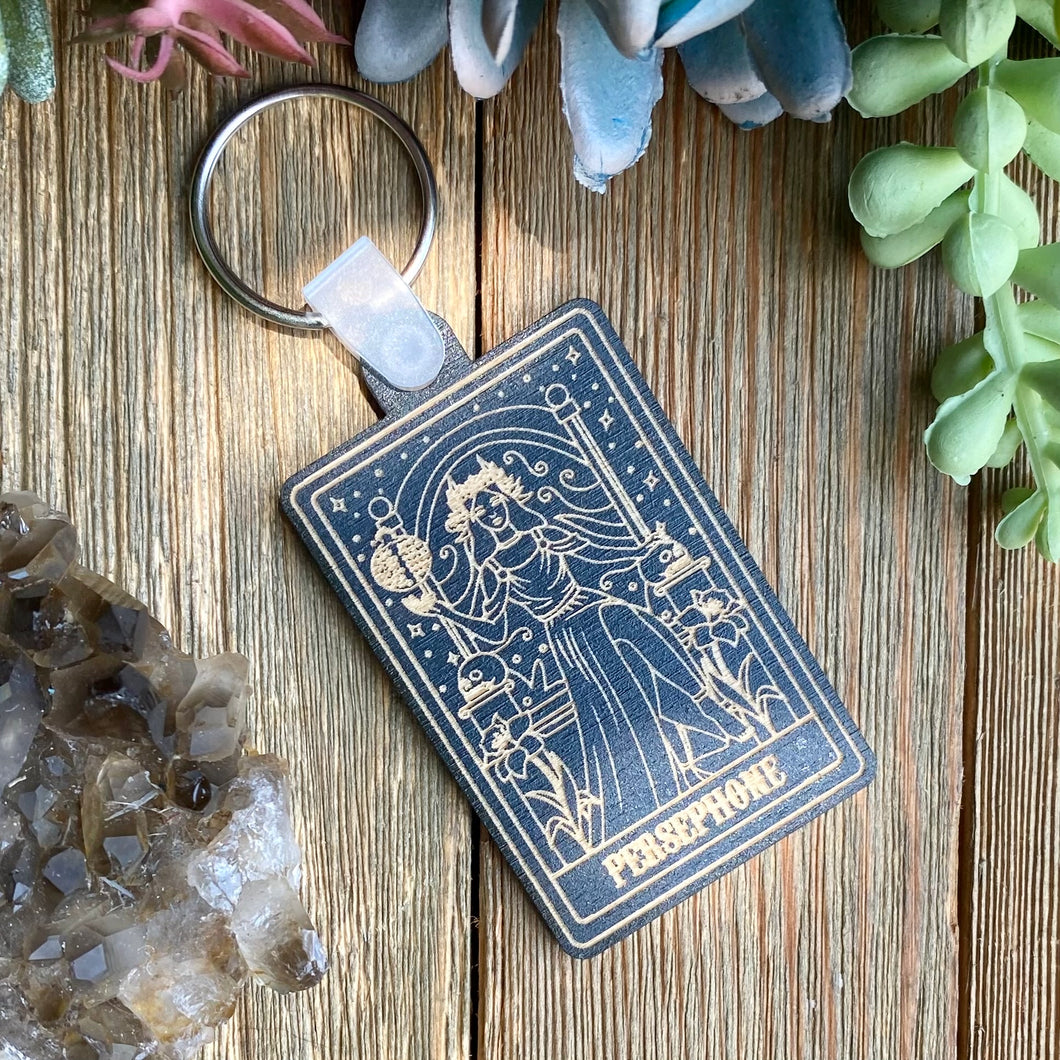 Persephone Deity Keychain