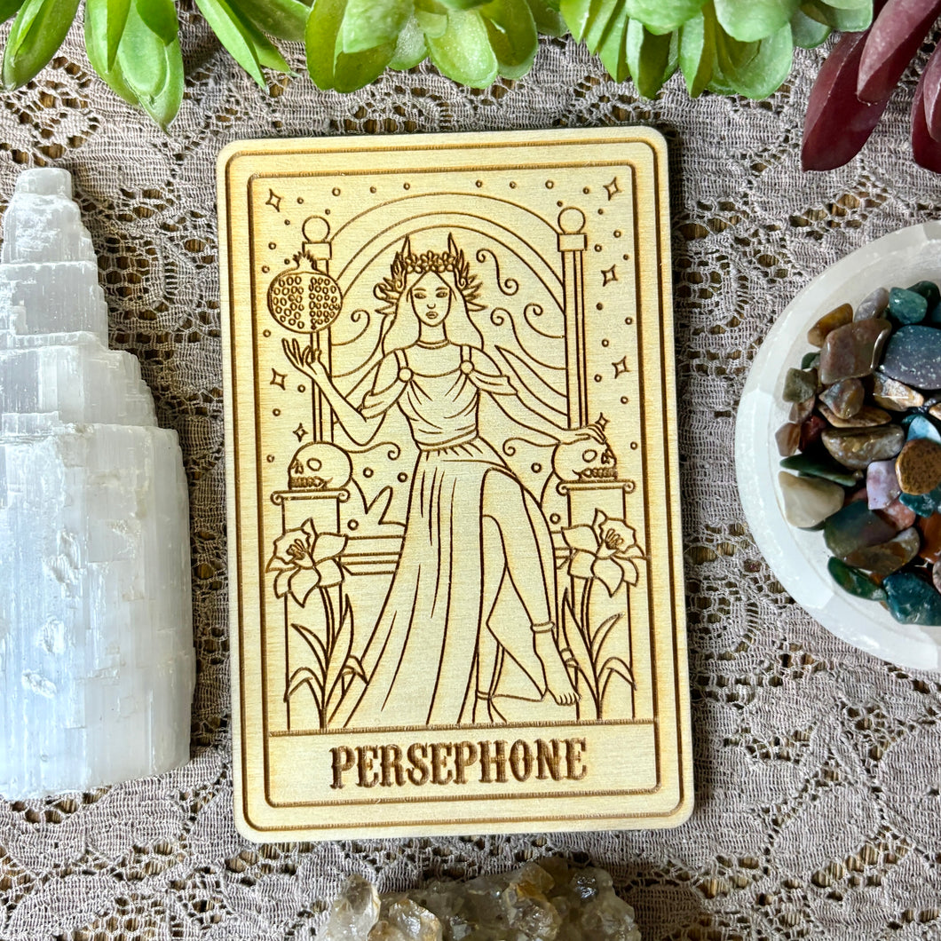 Persephone Deity Card