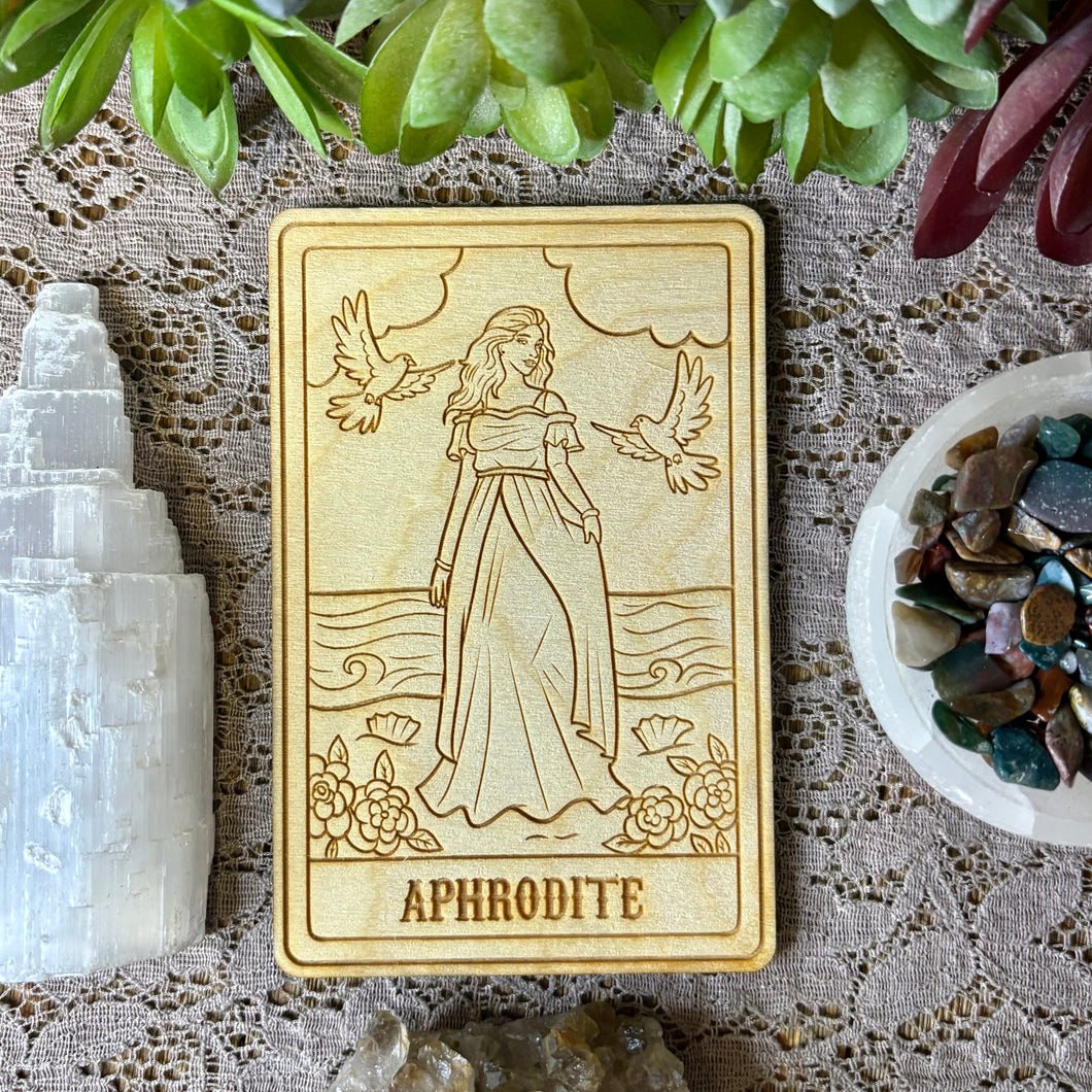 Aphrodite Deity Card