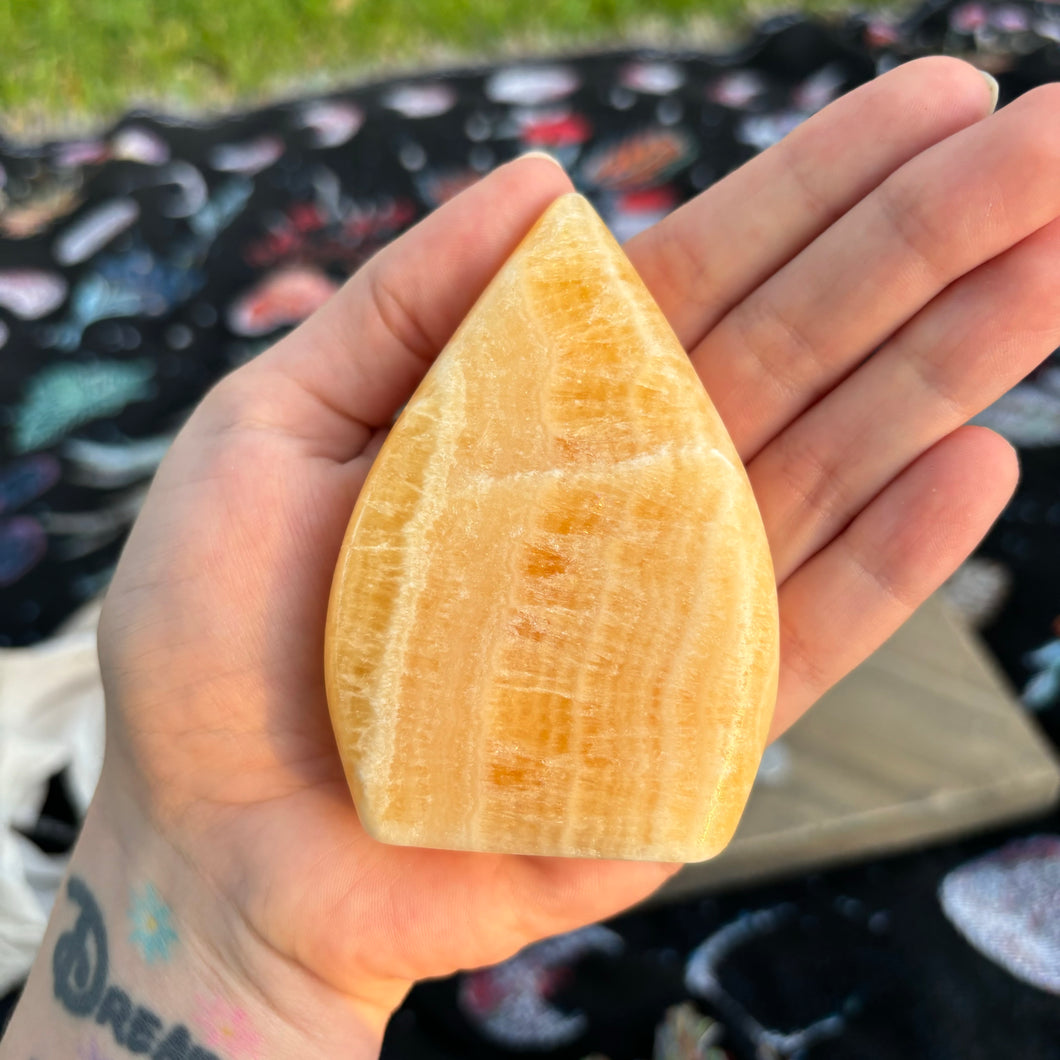 Orange Calcite Freeform