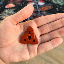 Load image into Gallery viewer, Red Jasper Triquetra
