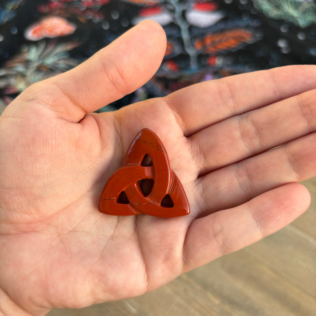 Red Jasper Triquetra