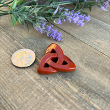 Load image into Gallery viewer, Red Jasper Triquetra
