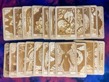 Load image into Gallery viewer, 2 | The High Priestess Tarot Card | Major Arcana | Mystic Wooden Major Arcana Tarot | Witchy Birch Major Arcana Décor Card | Natural WoodGrain
