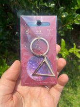Load image into Gallery viewer, Air Element Keychain | Written in the Stars | Air Signs | Libra | Aquarius | Gemini
