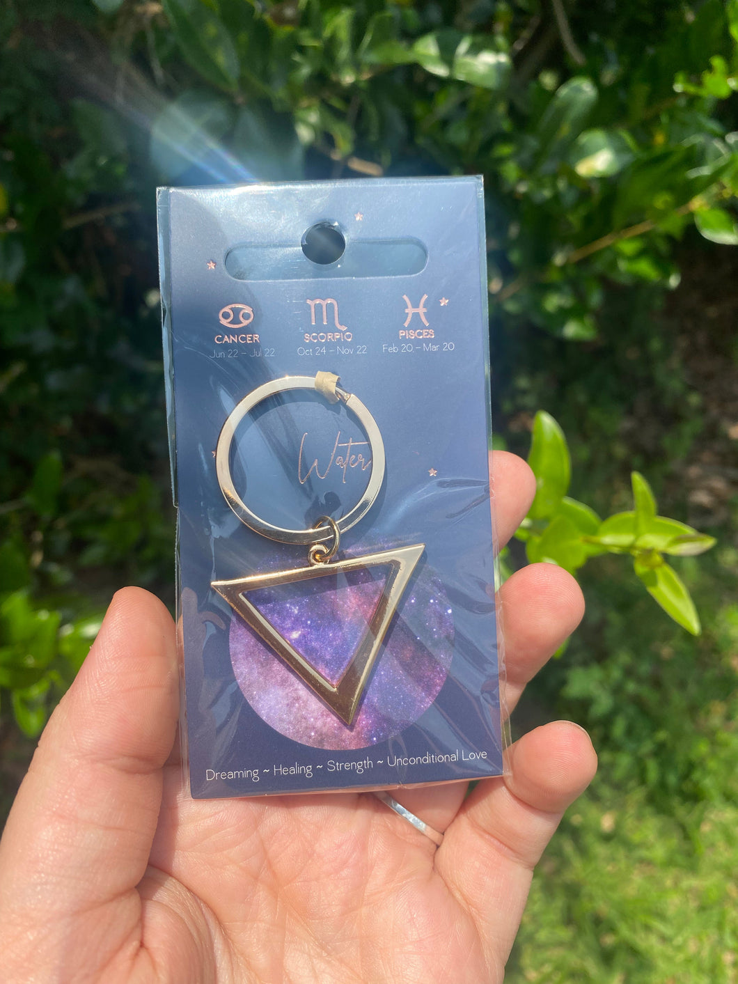 Water Element Keychain | Written in the Stars | Water Signs | Cancer | Scorpio | Pisces