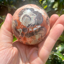 Load image into Gallery viewer, Indonesian Bloodstone (Money Agate) 64mm
