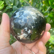 Load image into Gallery viewer, Tourmaline In Quartz Sphere
