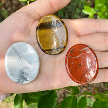 Load image into Gallery viewer, Intuitively Picked Worry Stone | Natural Crystal Worry Gemstones | Thumb Meditation Gemstone
