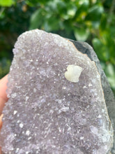 Load image into Gallery viewer, Amethyst Cut Base with Calcite
