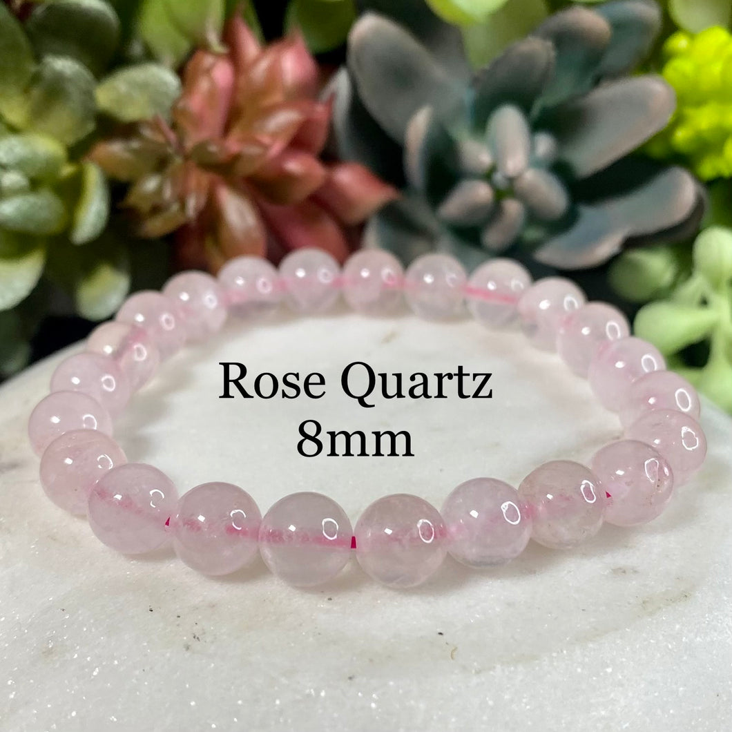 Rose Quartz Bracelet - 8mm