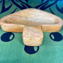 Load image into Gallery viewer, Wooden Hand Carved Mushroom Dish Bowl
