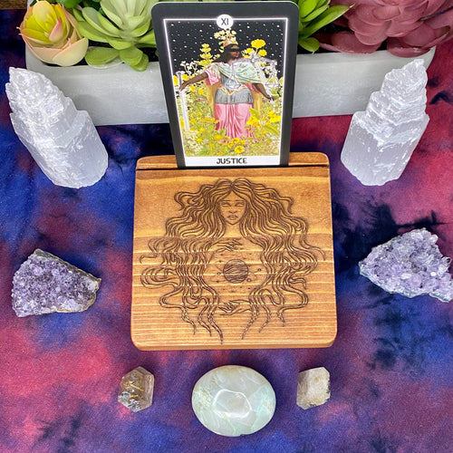 Single Tarot Card Holder Celestial Goddess