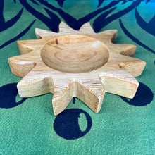 Load image into Gallery viewer, Wooden Hand Carved Sun Dish Bowl
