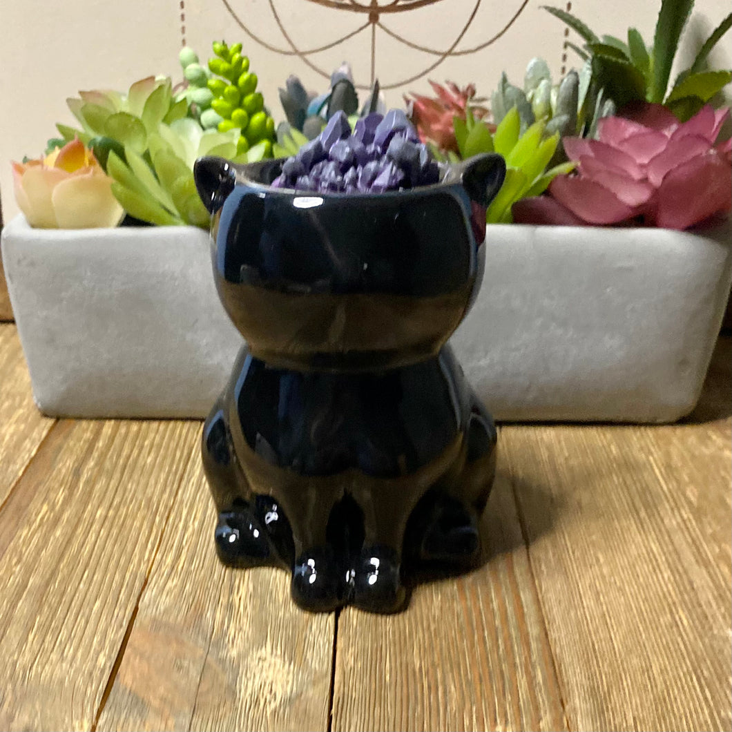 Black Cat Ceramic Wax/Oil Warmer