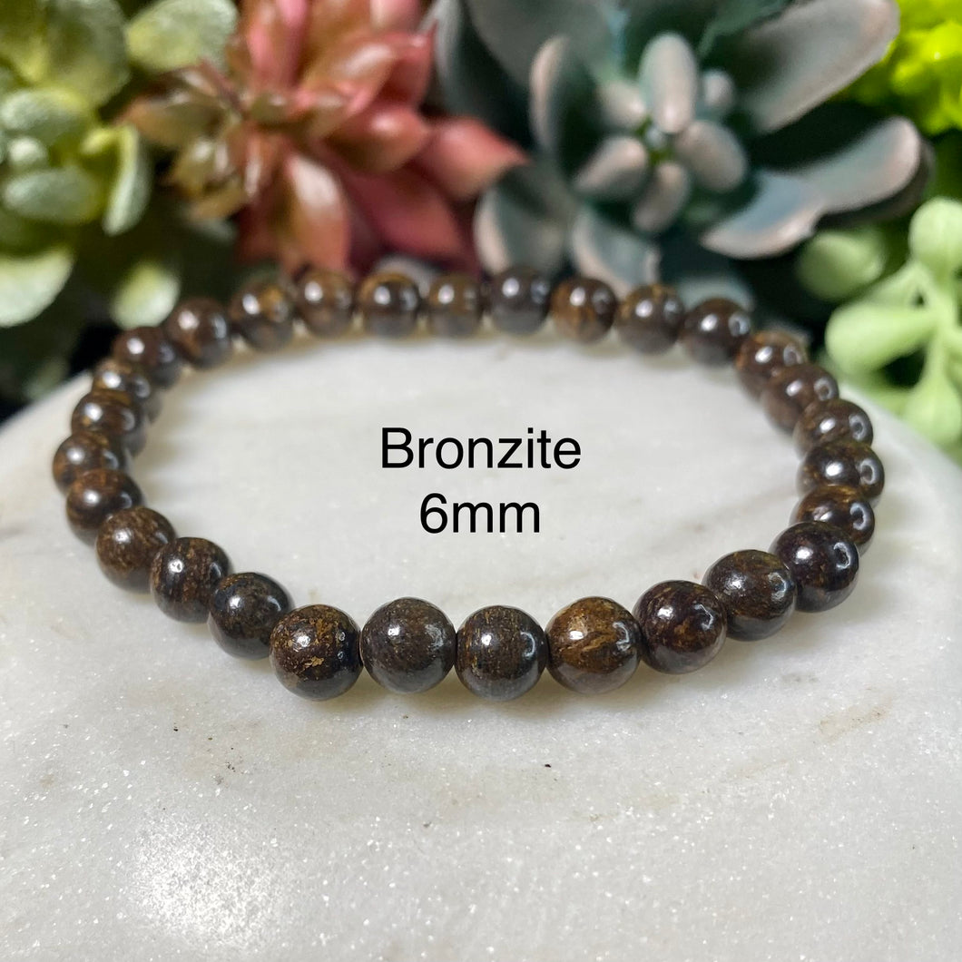 Bronzite Bracelet - 6mm