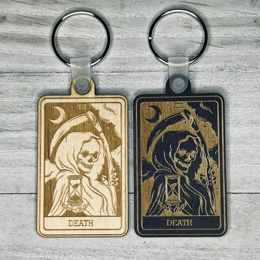 13 | Death Tarot Card Keychain | Major Arcana |