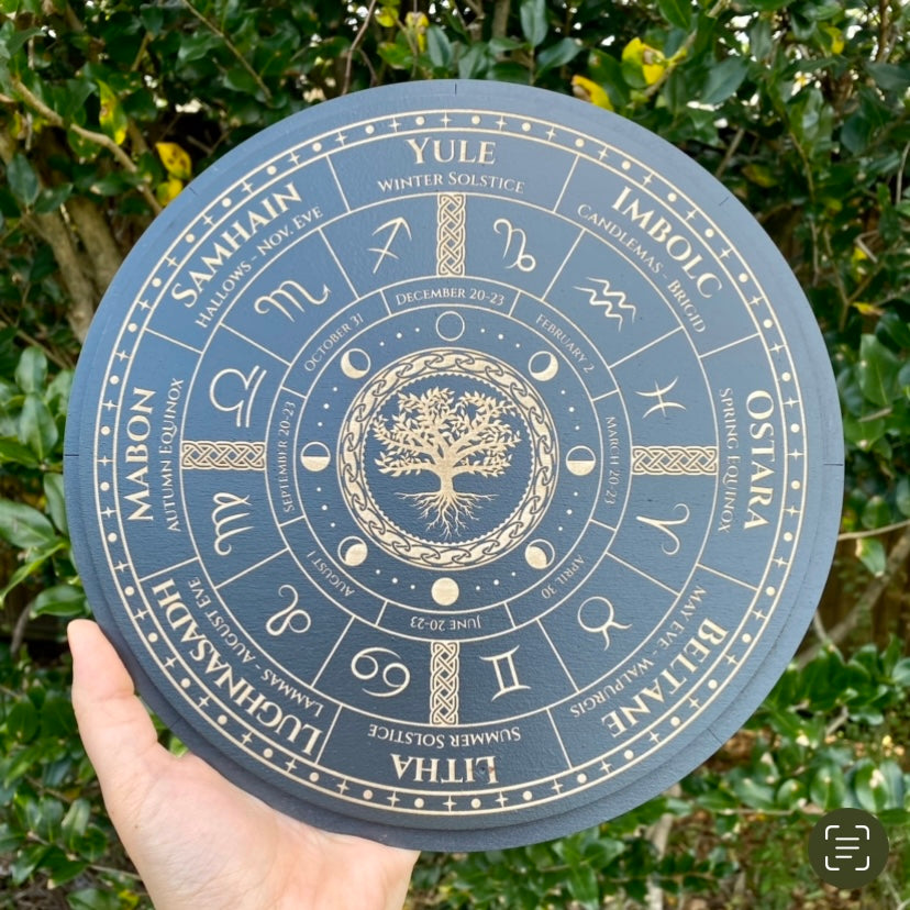 Wheel of the Year Functional Altar Calendar (Simple Design)