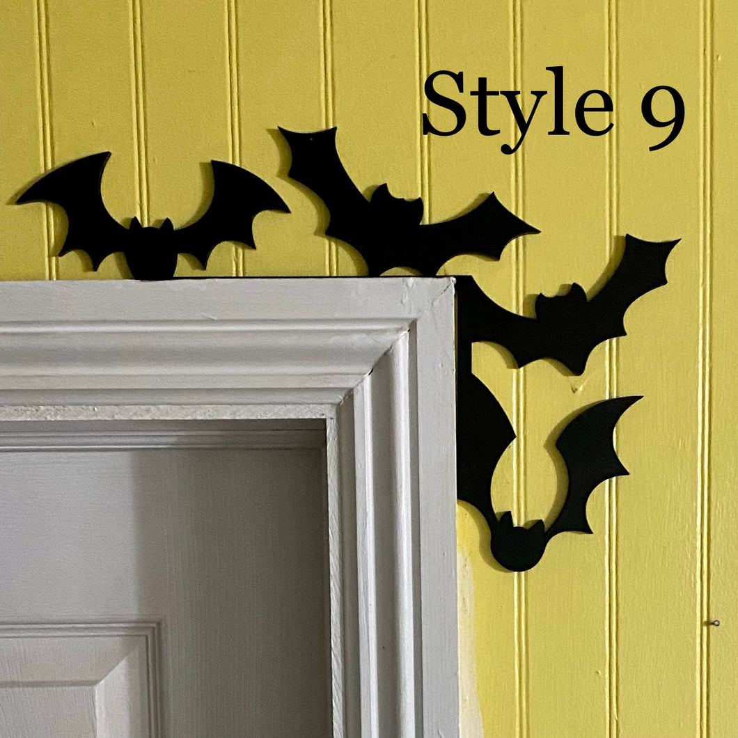 Bats Décor | Spooky Door Decoration Style 9 | Renter Friendly Décor