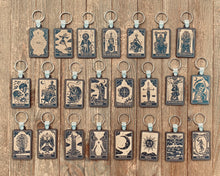 Load image into Gallery viewer, All Seeing Eye Tarot Card Keychain
